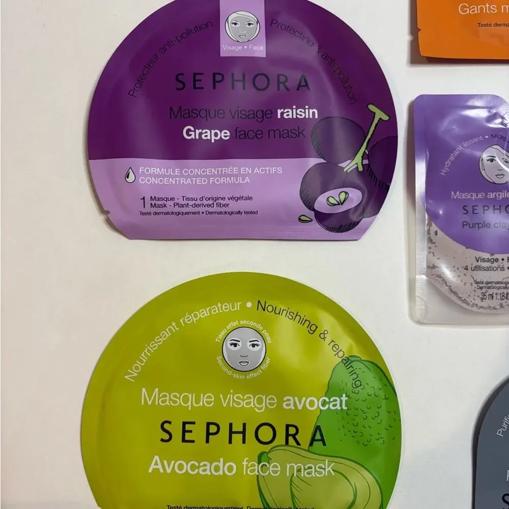 NWT Sephora assorted face mask, sheet mask, self care bundle
